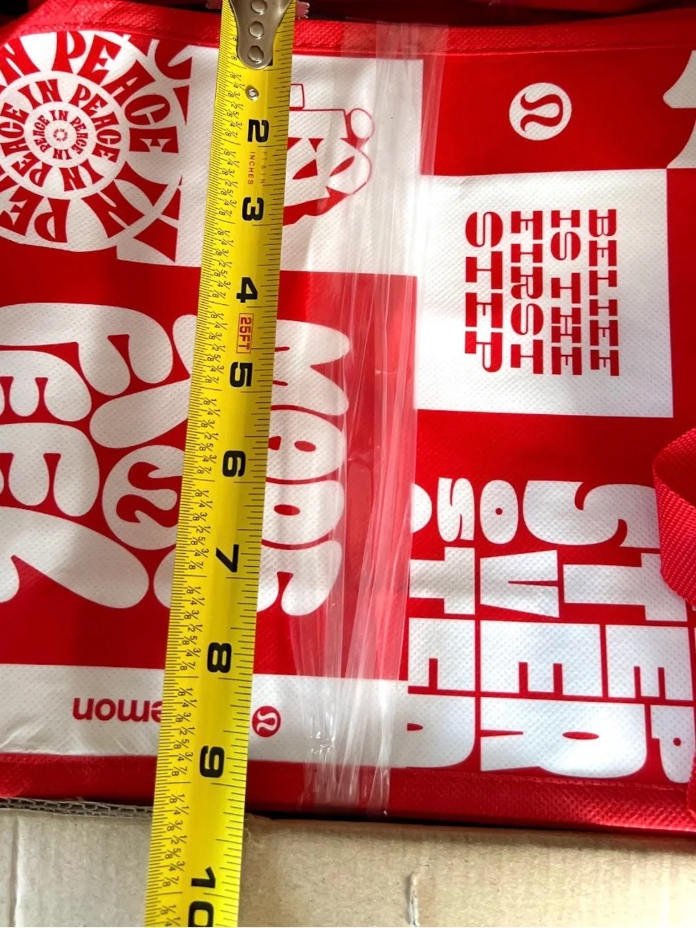 lululemon athletica Red Reusable Party Tote Bag - Set of 6